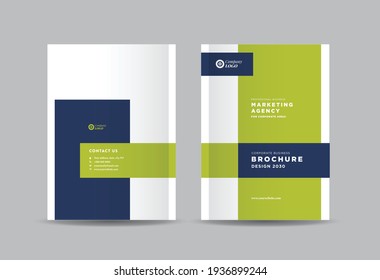 Business Brochure Cover Design or Annual Report and Company Profile Cover or Booklet and Catalog Cover 