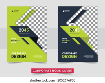 Business brochure cover design or annual report and company profile or booklet cover design template. book cover design vector template in A4 size. Annual report. Abstract Brochure design.