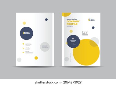 Business Brochure Cover Design Or Annual Report And Company Profile Cover Or Booklet And Catalog Cover  