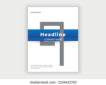 Geschäftsbroschüre Cover Design Geschäftsbericht und Unternehmensprofilabdeckung