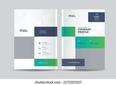 Business Brochure Cover Design or Annual Report and Company Profile Cover or Booklet and Catalog Cover 