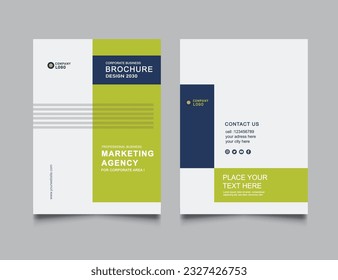 Business Brochure Cover Design or Annual Report and Company Profile Cover or Booklet and Catalog Cover.