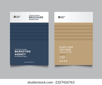 Business Brochure Cover Design or Annual Report and Company Profile Cover or Booklet and Catalog Cover.