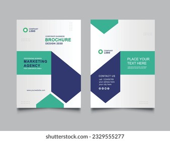 Business Brochure Cover Design or Annual Report and Company Profile Cover or Booklet and Catalog Cover.