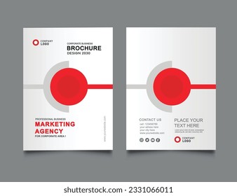 Business Brochure Cover Design or Annual Report and Company Profile Cover or Booklet and Catalog Cover.
