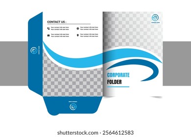 Business Brochure Cover Design or Annual Report and Company Profile Cover or Booklet and Catalog Cover.