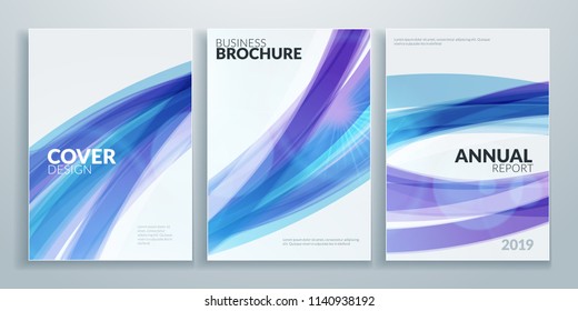 Business brochure cover design templates. Business flyer or poster with abstract background