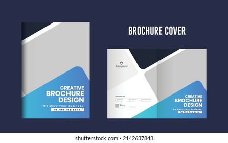 Business Brochure Cover Page Design, Brochure Template Design