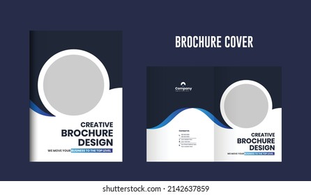 Business Brochure Cover Page Design, Brochure Template Design