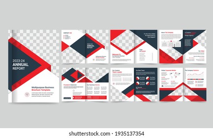 Business Brochure creative design Multipurpose template with back and inside pages.