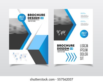 Template Layout Design Cover Page Company Stock Vector (Royalty Free ...