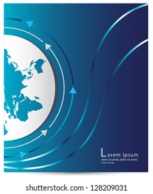 business brochure design concept