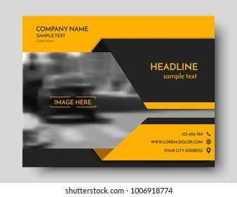 Business Brochure design, Presentation template . Modern technology, Orange Leaflet layout, vector corporate identity poster or magazine cover, eps10