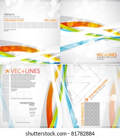 Business brochure design template