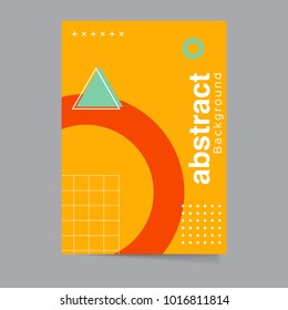 Business brochure design template. Vector flyer layout