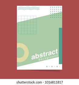 Business brochure design template. Vector flyer layout