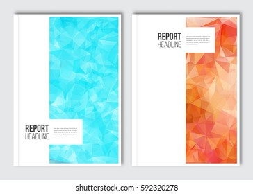Business brochure design template. Vector flyer layout, backgrounds with elements for magazine, cover, poster design. A4 size.