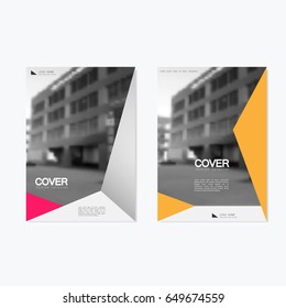 Business Brochure Design Template. Vector in A4 size.