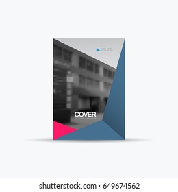 Business Brochure Design Template. Vector in A4 size.