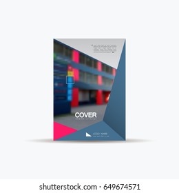 Business Brochure Design Template. Vector in A4 size.