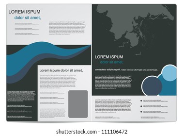 business brochure design  vector
