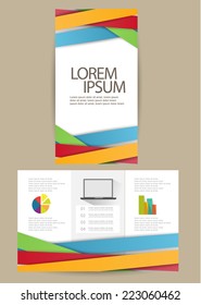 Business Brochure design. vector