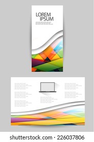 Business Brochure Design. vector
