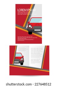 business brochure design. vector