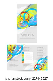 business brochure design. vector