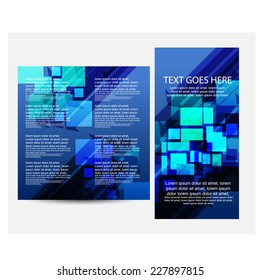 business brochure design. vector
