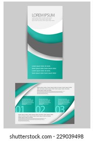 business brochure design. vector