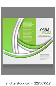 business brochure design. vector