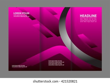 business brochure design. vector
