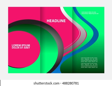 business brochure design. vector
