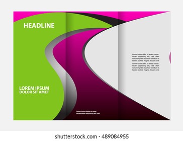 business brochure design. vector
