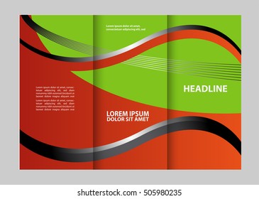 business brochure design. vector
