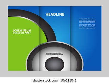 business brochure design. vector
