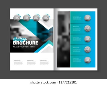 Business Brochure design vector illustration