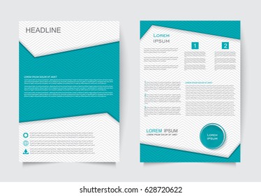 Business brochure design.Flyer design vector template.