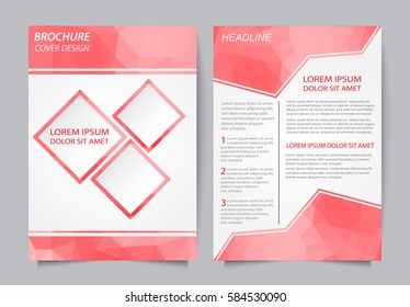 Business brochure design.Modern flyer template.