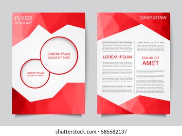 Business brochure design.Modern flyer template.