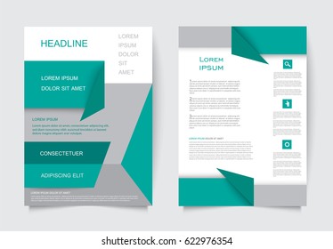 Corporate Business Flyer Template Vector Design Stock Vector (Royalty ...