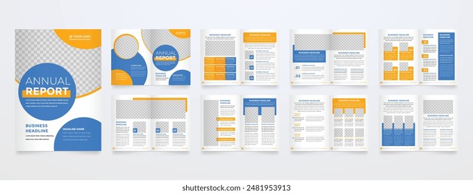 business brochure editable print template design with minimalist and simple layout style use for company profile and business presentation