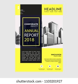 Business Brochure. Flayer Design. Cover Book and Magazine. Annual Report Vector illustration