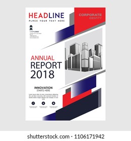 Business Brochure. Flayer Design. Cover Book and Magazine. Annual Report Vector illustration