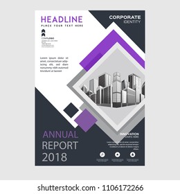 Business Brochure. Flayer Design. Cover Book and Magazine. Annual Report Vector illustration