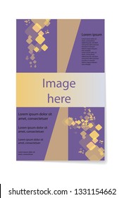 business brochure flyer banner design template vector, cover presentation abstract geometric background, modern publication