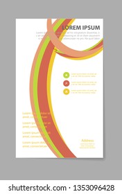 business brochure flyer banner design template vector, cover presentation abstract geometric background, modern publication