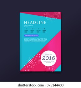 Business brochure flyer cover design layout Colorful template in A4 size, with Premier design template background, vector eps10.