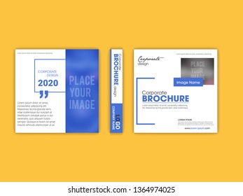 Business brochure flyer design a4 template. Vector illustration - Vector